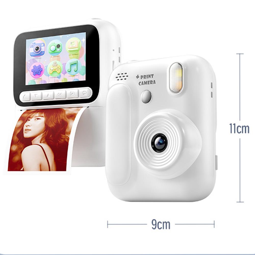 Kids Instant Camera Color Printing Camera 32GB 1080P Thermal Print Digital Camera Print Photo Video Games Music Children Gift