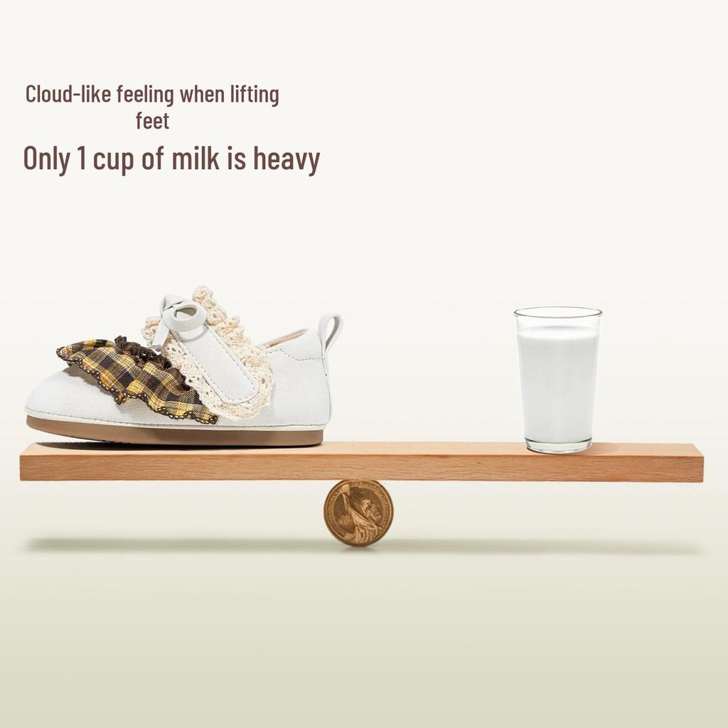 Yingbeimi Girls' First Steps Princess Shoes - 2026 Spring Collection for Kindergarten & Indoor Use