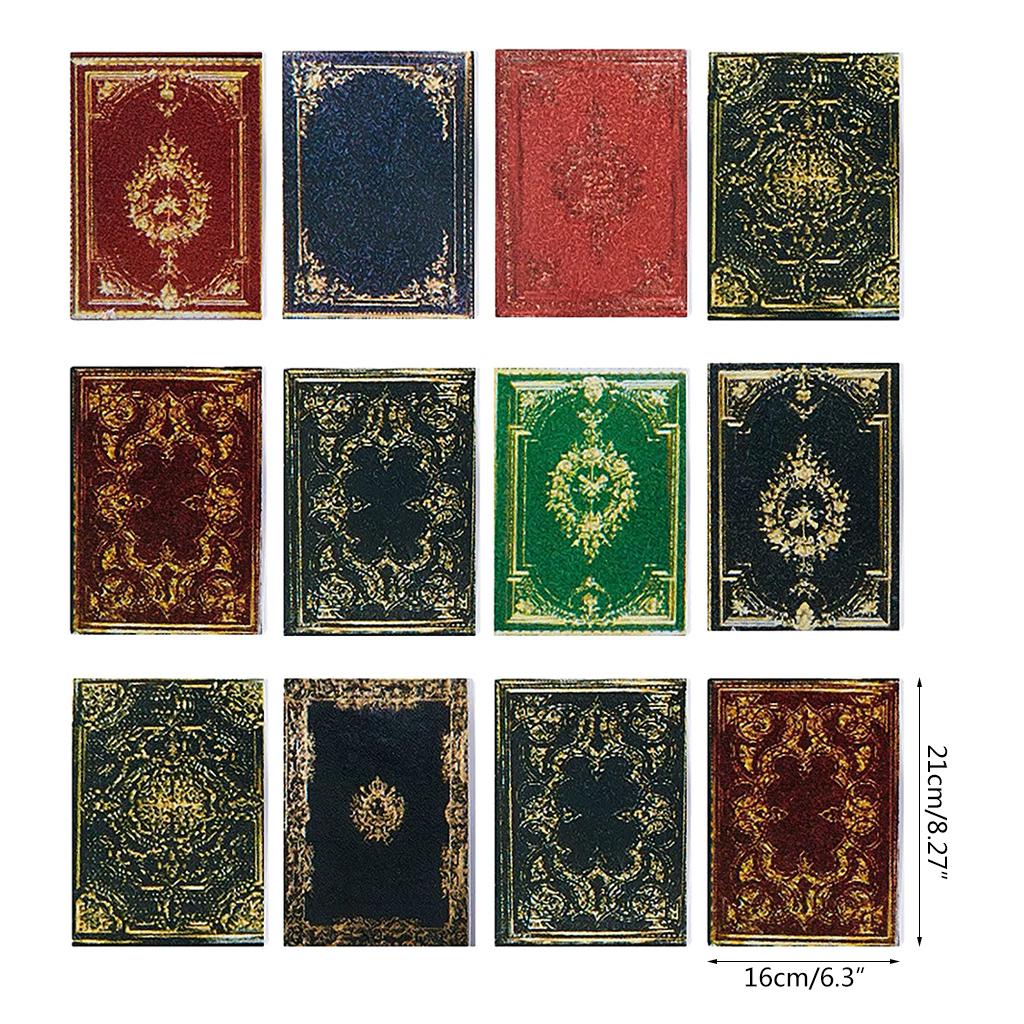 3 Stück Miniaturen Puppenhaus Klassische Mini Flipbooks Notizbuch Zum Spielen De