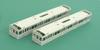 Greenmax N Gauge 7006 JNR Series 103 Air Conditioning Set of 2 Middle Cars with 2 Saha Cars (JR) (Low-Frequency, Non-Unit Window, Modified) Add-On