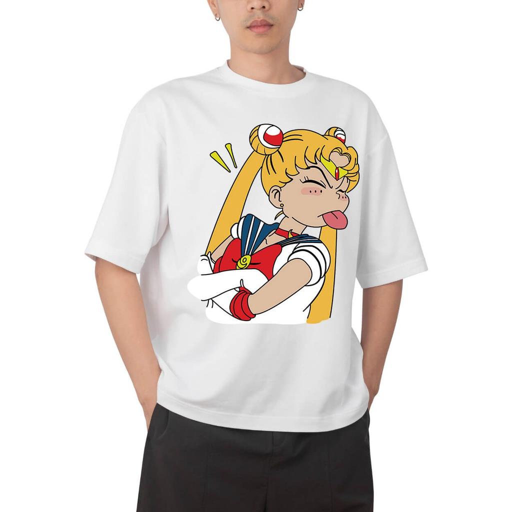 2026 New Sailor Moon Anime Graphic Printed Short Sleeve Tshirt Mens and Womens Tshirt Mens Tops Sports Tshirt Daily Wear