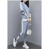 Plus Size Casual Sport Suit Sweatshirt Trousers 2-piece Set Loose Fit Fashionable Streetwear For Men Women
