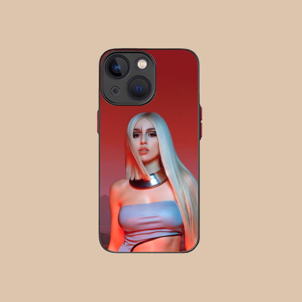 Custodia per telefono alla moda Ava Max per iPhone 16 15 14 13 12 11 X XR XS 8 7 Pro Max Plus Mini Stampa a Colori Cover in Silicone Cellulari