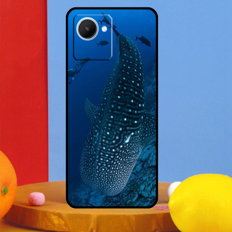 Ocean Whale Shark Swimming For Realme 15 Pro 13 12 11 10 14 Pro Plus C65 C67 C63 C61 C55 C51 C53 C35 C75 GT6 GT7 Case
