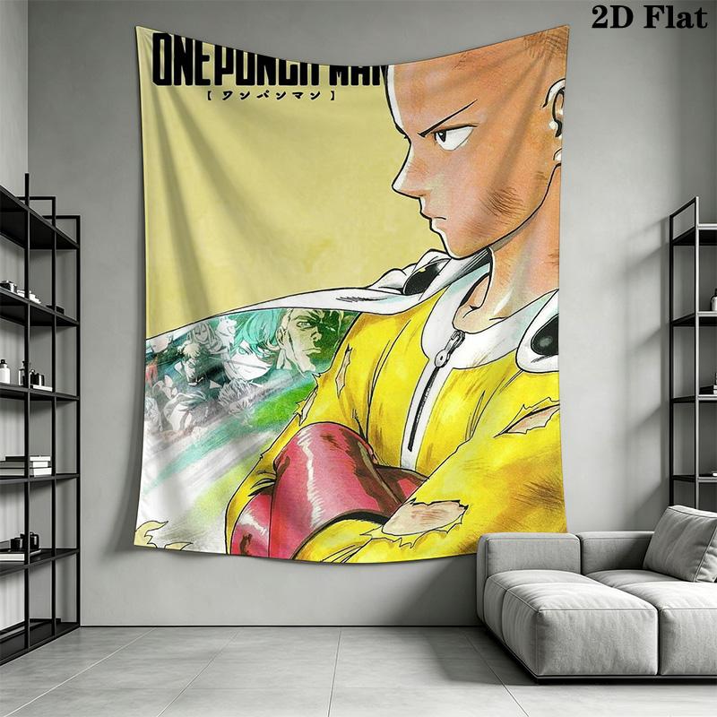 One-Punch Man Pattern Home Decor Tapestry, Wall Hanging, Decorative RV Wall Cloth.DGT0925501