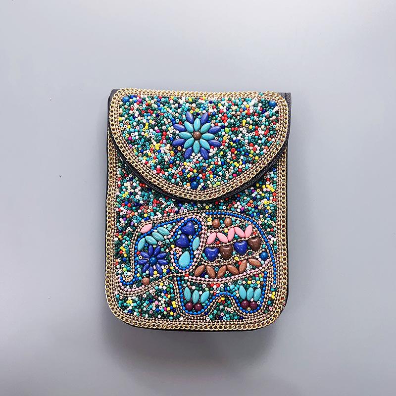 Boho Vintage Veske - Flerroms premium tekstur myk moteriktig allsidig håndlaget dusk risperler