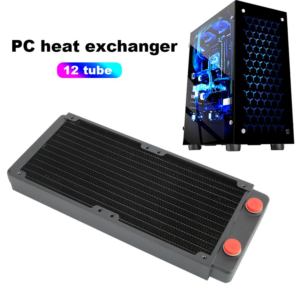 G14 Thread Computer Water Cooling Copper Heat Sink with 12-Tube for Continuous Heat Dissipation