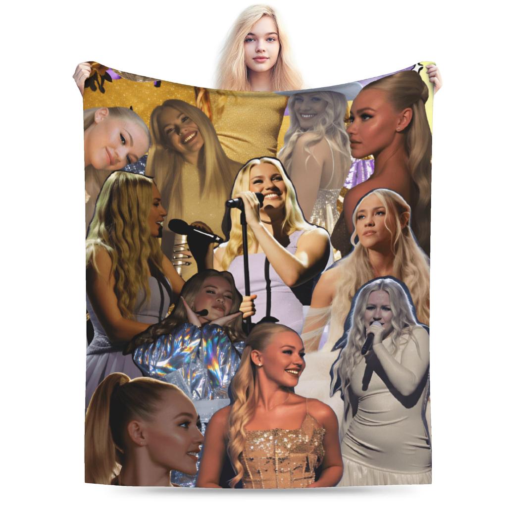Freya Skye British Singer Actress  Warm Soft Blanket  Child Plush Throw Blanket Fluffy Living Room Flannel Bedspread Sofa Bed
