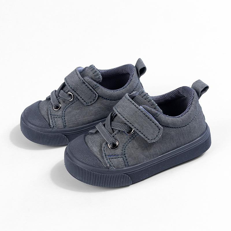 Boy s Casual Flat Girls Shoes - Versatile Soft-soled Shoes for Girls 20 темно-серого