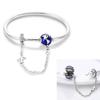 S925 Sterling Silver Bracelets 17-20CM Original Leaf Clover Butterfly Heart Bracelet Fit DIY Charms Beads Fashion Women Jewelry