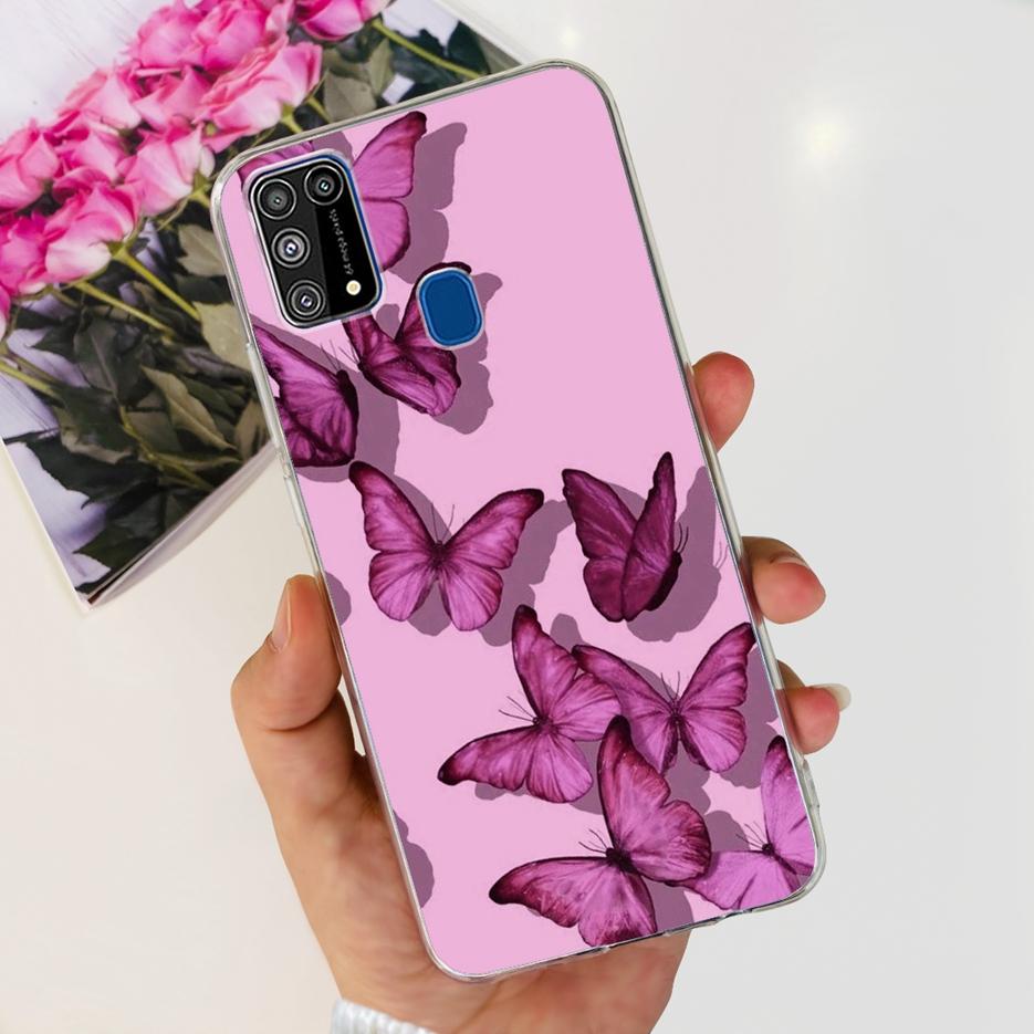 For Samsung Galaxy M31 Case SM-M315F Colorful Painted Cover Soft Slim Phone Case For Samsung M31 Prime M 31 s Galaxy M31s Fundas