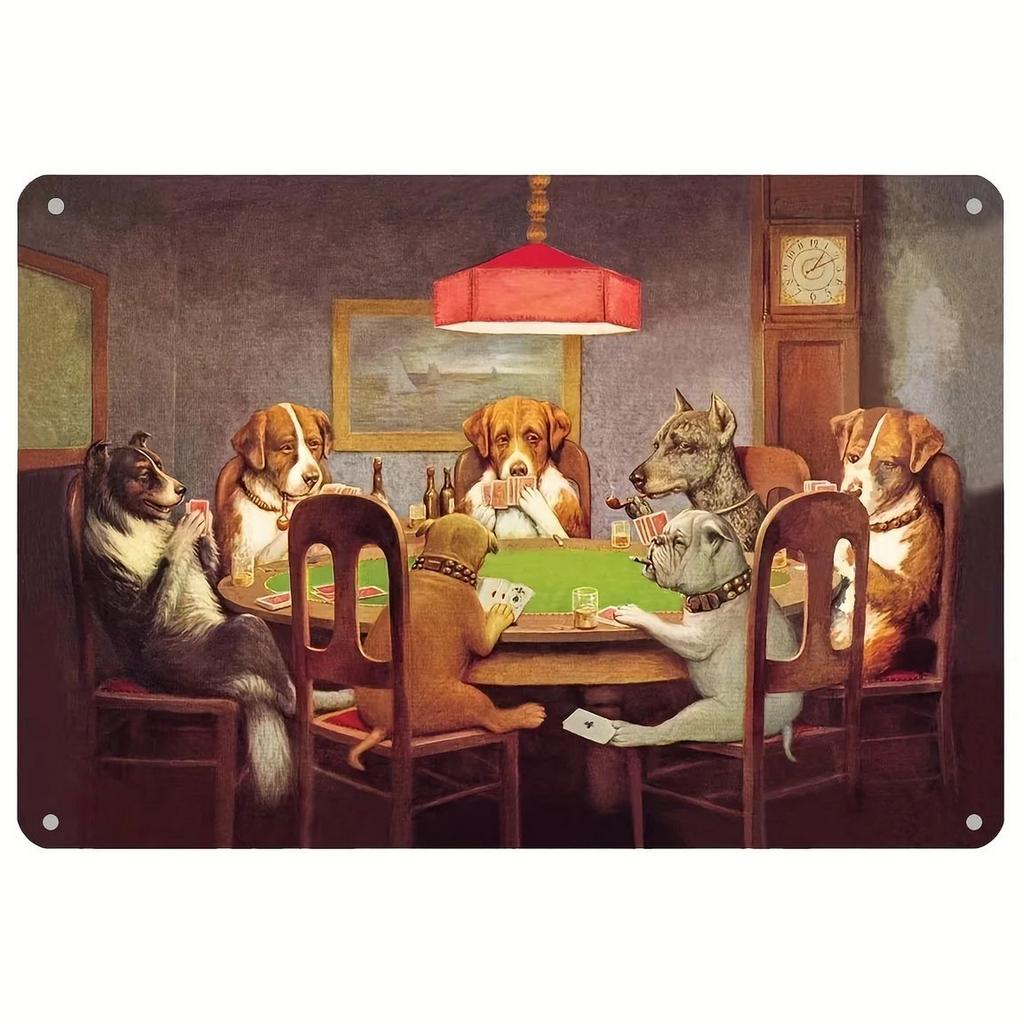 American US Dollars Metal Tin Signs Posters Plate Wall Decor for Restaurant Game Room Garage Bars Cafe Clubs Retro Poster Plaque