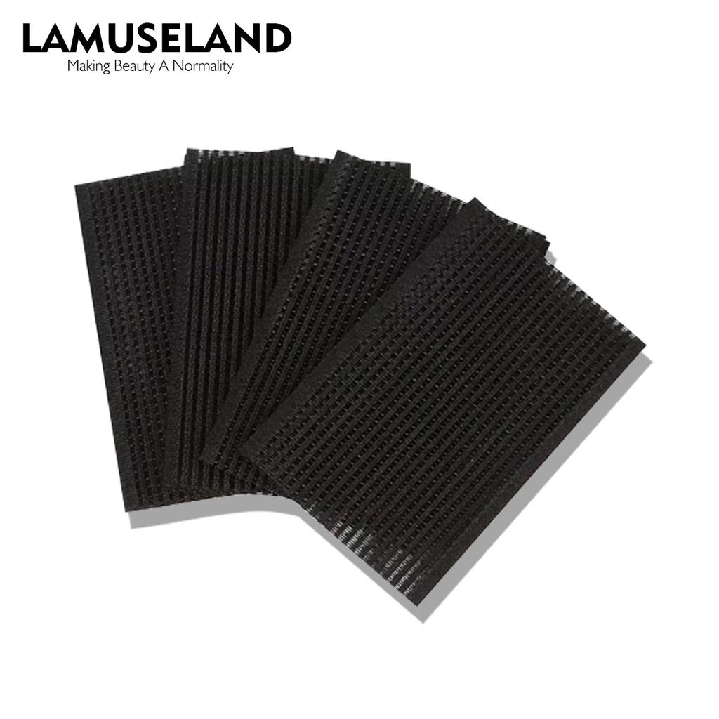 20Pcs/Pack Mix Color Universal Color Hair Posting Magic Pad Black Seamless Sticker Broken Hair Sticker Bangs Beauty Tool