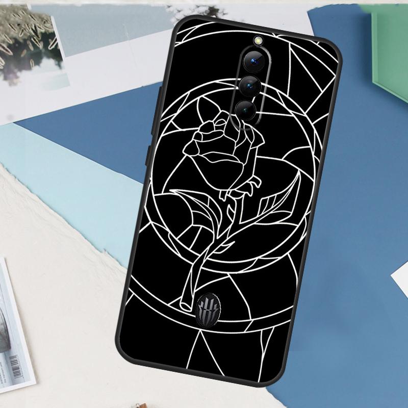 Stained Glass Rose Galaxys Case For ZTE Nubia Red Magic 9 10 11 8 8S 9S 10S Pro Plus 6 7 6S 7S Pro 5G 6R 10 Air Cover
