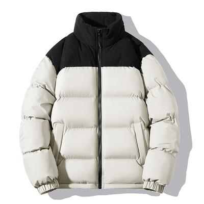 Neuer Brotanzug Herren Verdickte Baumwolljacke Stehkragen Winddicht Warme Baumwolljacke Vielseitige Partner Baumwolljacke