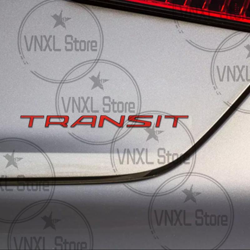 Car-Styling Per Ford Transit Custom Lettere 3D Adesivi Metallici Tuning Camper Furgone Bagagliaio Auto Emblema Carrozzeria Decalcomanie Auto Accessori