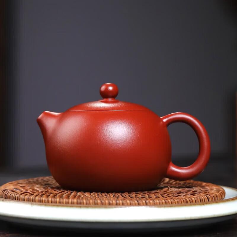 Gold Inlaid Jade Dahongpao Xishi Purple Clay Teaware Set
