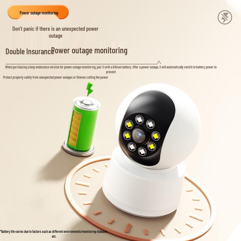 Mingsheng 5MP WiFi Smart Pan-Tilt Home Security Camera (CN version)