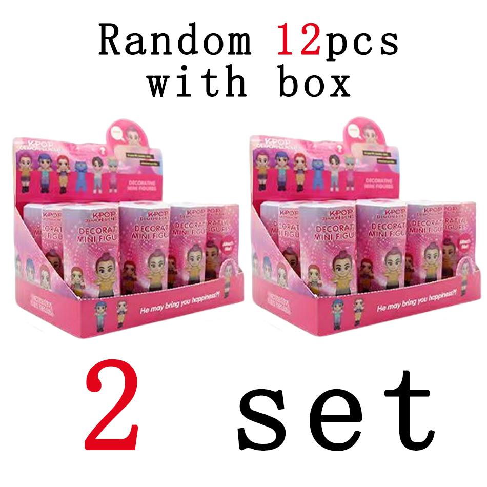 selling Kpop Demon Hunters Blind Box Series Anime Figures Ornaments Dolls Fans Children Birthday Gift Random Blind Box