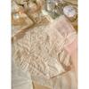 Quick-dry 3D Floral Lace Plus Size Womens  Sexy Mesh Panties Cotton Gusset