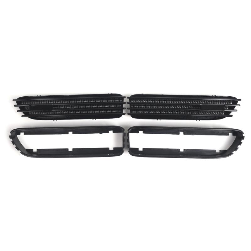 Impact Resistant Vehicle Exterior ABS Front Bumper Protector Side Grill Fenders Vent Guard Suitable for E46 51137895914