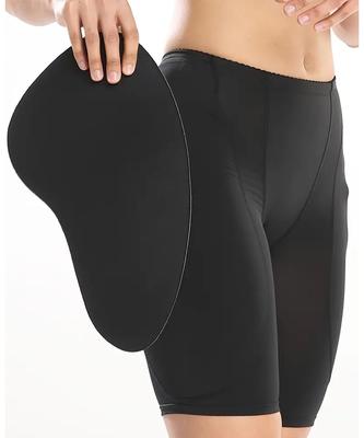 Damen Hüftgepolsterte Shapewear Hüftdellen Polster Hüftformer Slip Tiefer Bund BBL Shorts Übergröße Body Shaper Unterhose für Damen