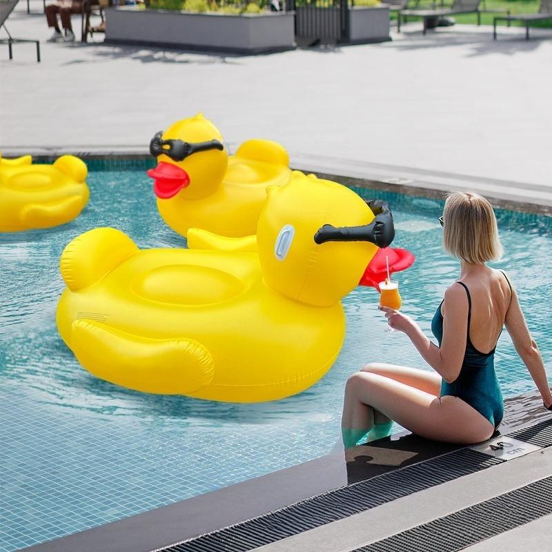 Automatic Electric Water Gun with Pool Floats,Funny Inflatable Tank Pool Floaties for Pool Party,with Powerful Squirt Guns