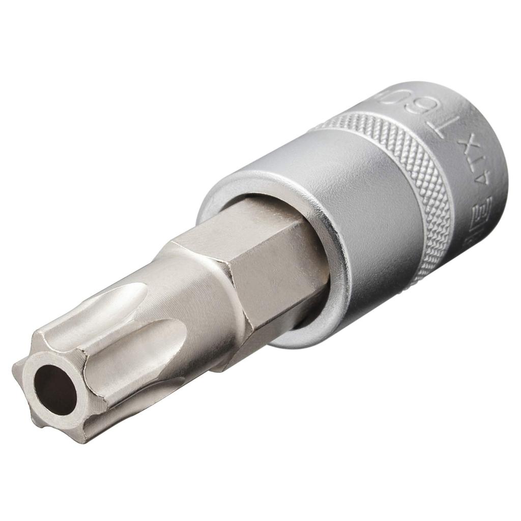 TONE Torx Socket T60H (Tamper-Proof Type) 4TX-T60H, 12.7mm (1/2") Drive,