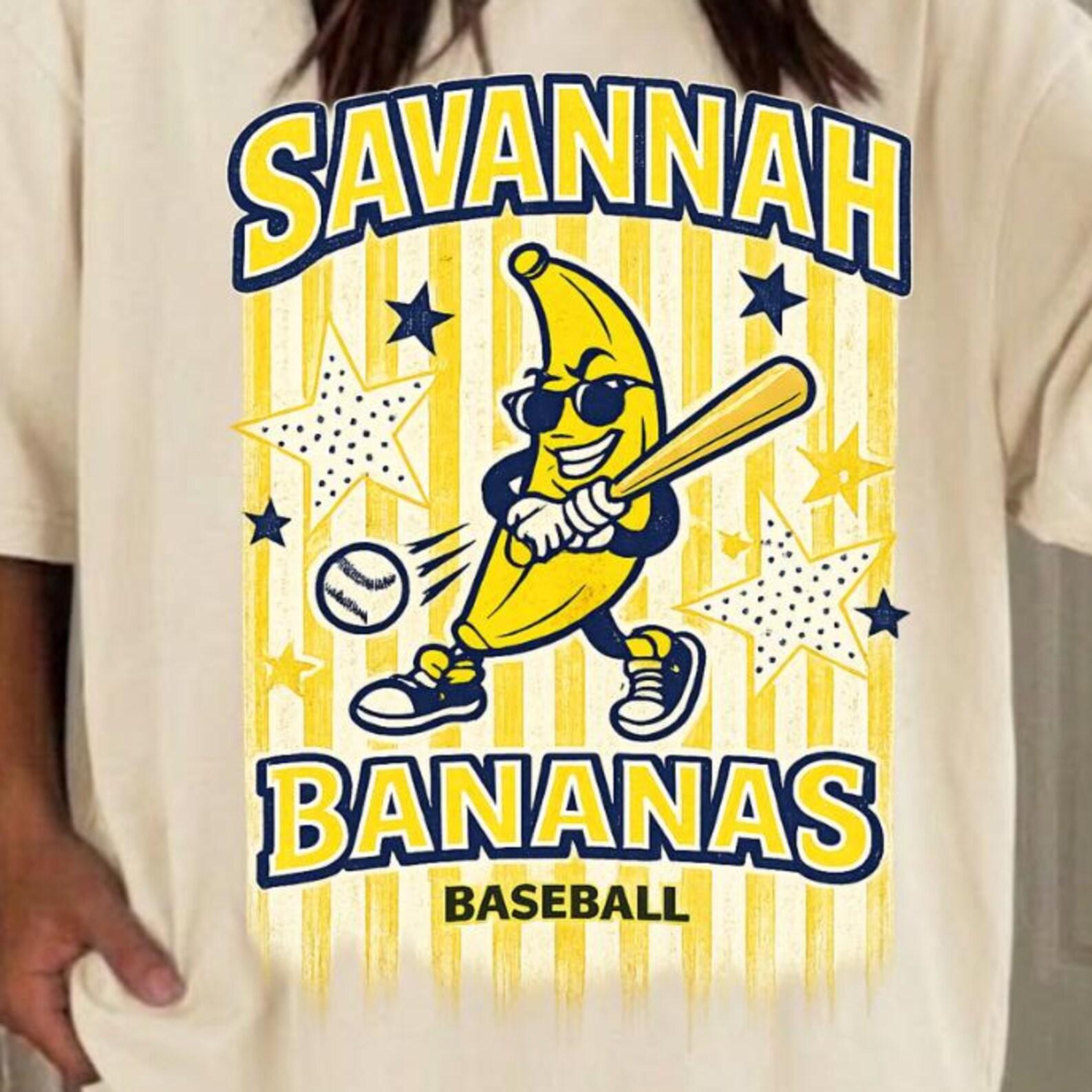 Savannah Bananas Shirt, Bananas Baseball T-Shirt, Banana Ball T-Shirt, Funny Baseball Graphic Tee, Bananas Shirt Comfort Colors S