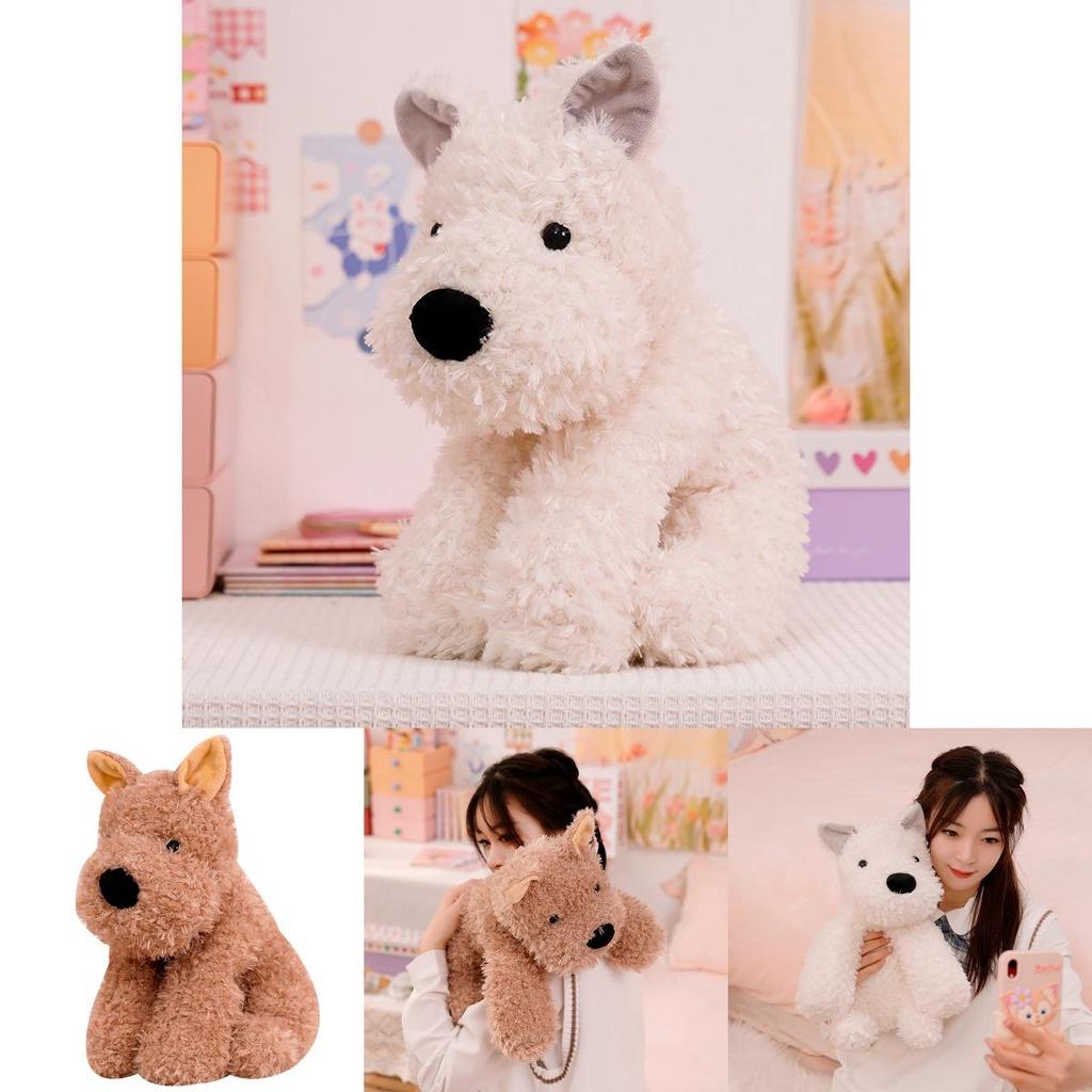 Livaktig West Highland White Terrier Plysj Hundeleke Kosedyr Barn Kjæledyr Gave