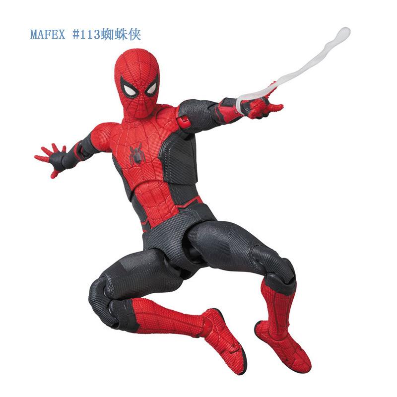 MAFEX No.113 Spider-Man: Far From Home Upgrade Suit Action Figure Model Kit 6-inch Collectible Toy