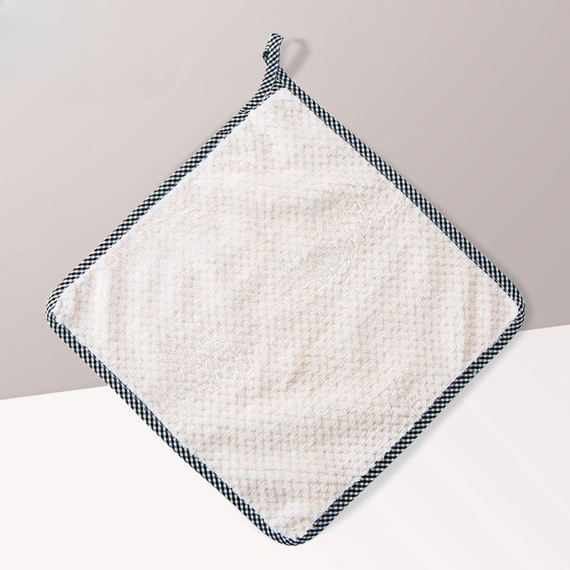 Wall-mounted Coral Velvet Hand Towels Cleaning ClothsDishclothsKitchen Cleaning Cloths Household Non-shedding Absorbent Wipes