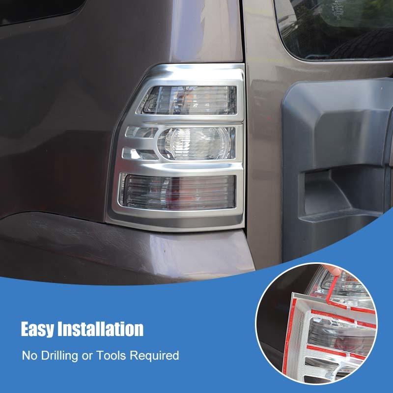 Car Taillight Lampshade Decoration Cover Lamp Protective Decoration Stickers For Mitsubishi PAJERO 2007-2021 Car Exterior Accessories
