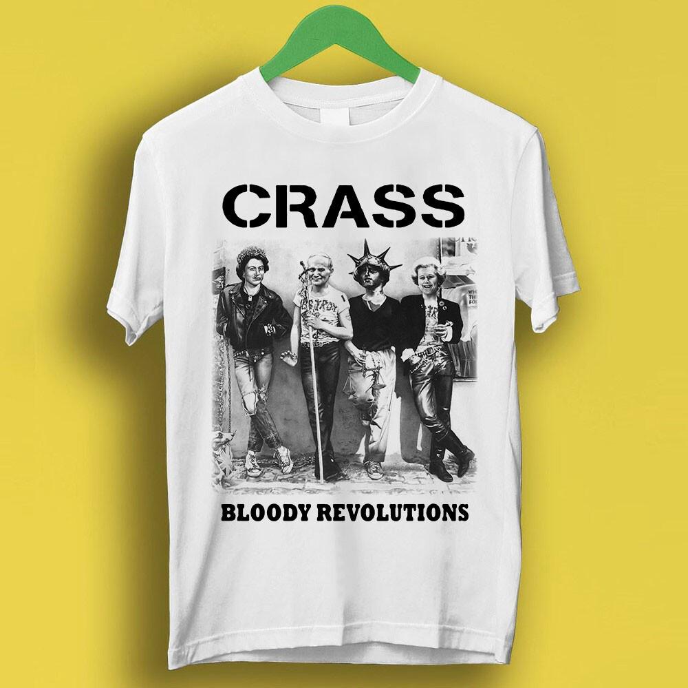 Bloody Revolutions Crass Punk Rock Music Band Funny  Top Gift Tee T Shirt P1555 Unisex T-Shirt M