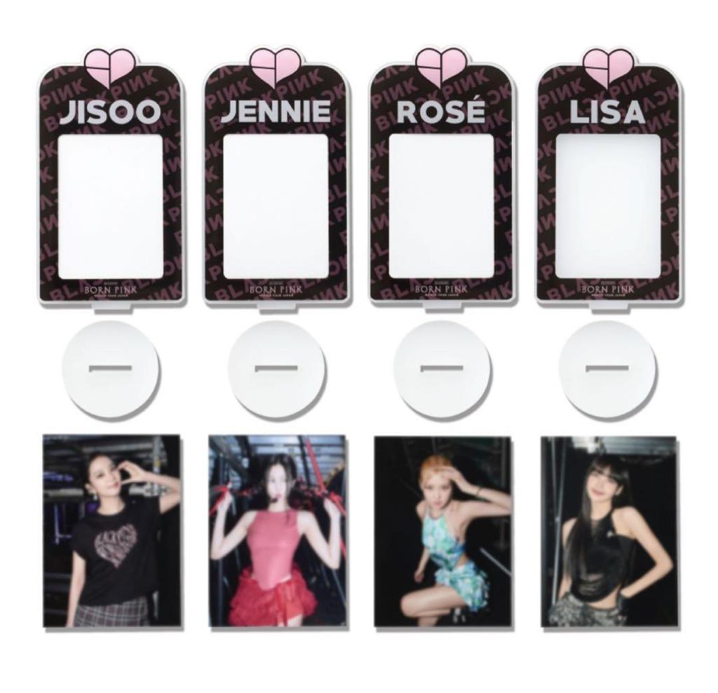 [USED] BLACKPINK Merchandise Jisoo Acrylic Stand Trading Card Stand