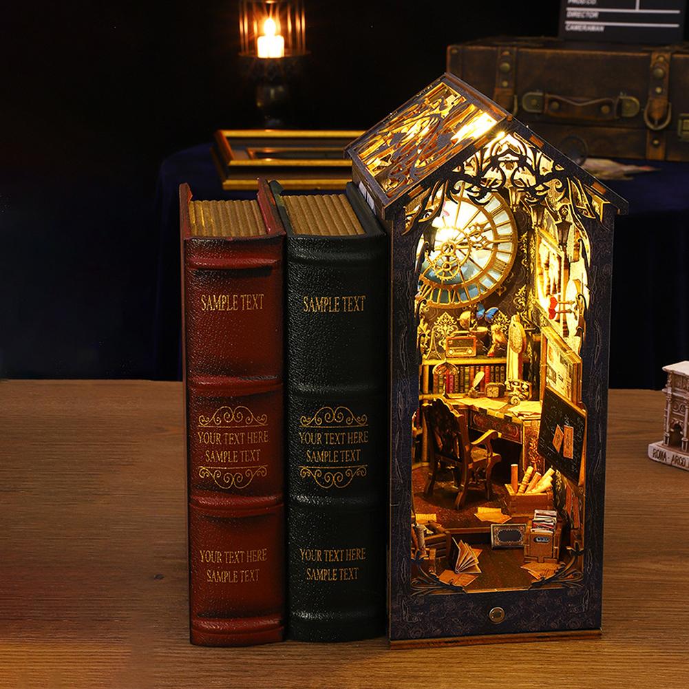 

3D Detective Agency Books Nooks DIY Material Kit Stylish Desktop Crafts Decorations For Living Room China Mainland