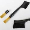 Coffee Brush Espresso Machine Grinder Cleaning Brush Double-ended Brush PP Handle Home Coffee Machine Accessories Barista Tools