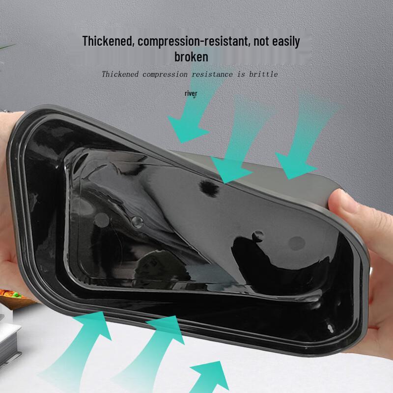 Jinmei Box King 700ml Disposable Rectangular Meal Prep Containers with Lids, 200 Pack