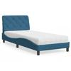 VidaXL Bed with Mattress, Upholstered Bed with Headboard Cushion, Single Bed, Adult Bedroom Interior Bed, 3208626