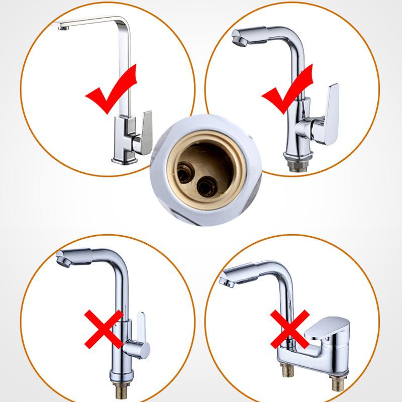 304 Stainless Steel Braided Flexible Hose for Kitchen Faucet - Hot/Cold Inlet Pipe