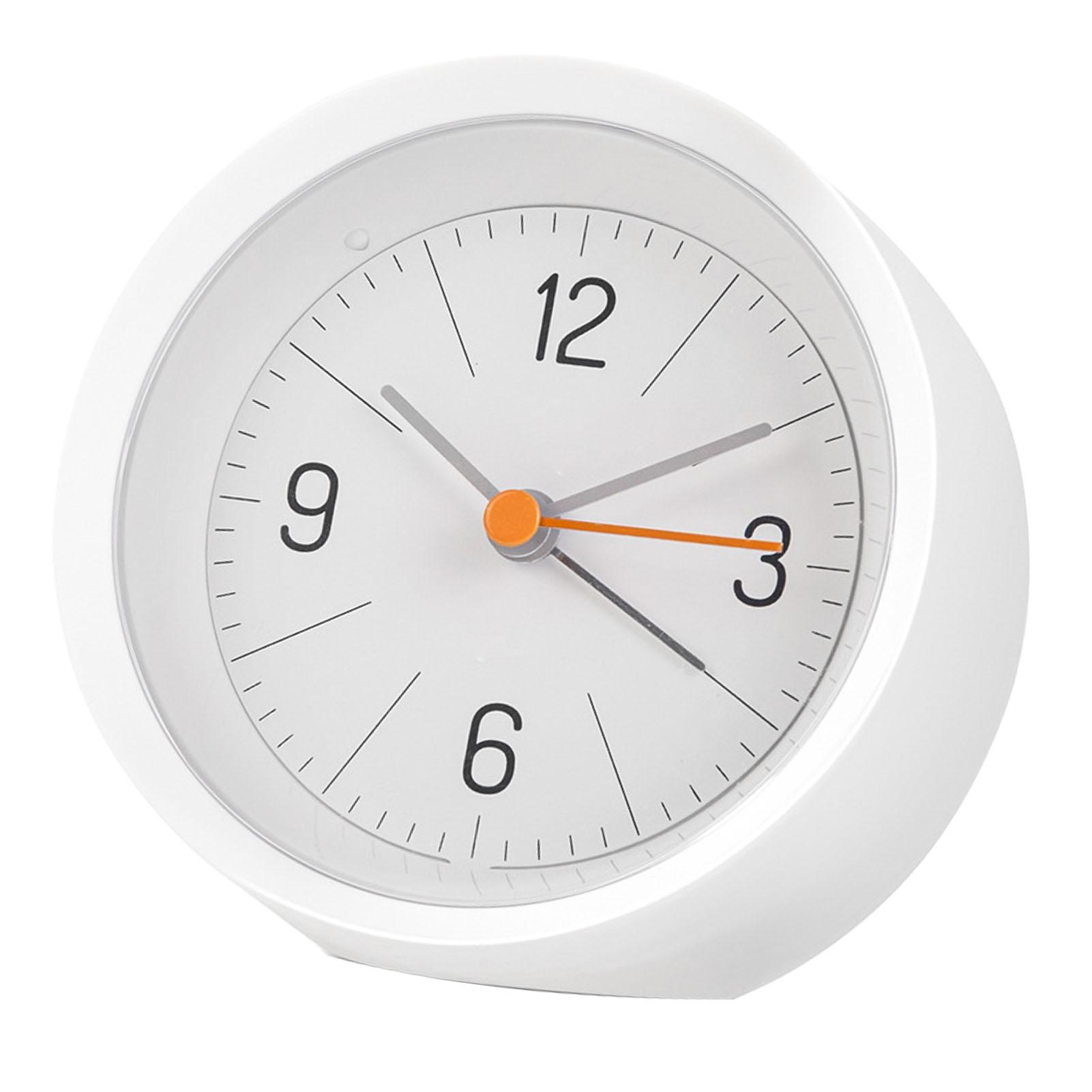 

Electronic Alarm Cute Clear Panel Analog Alarm Clock for Bedrooms Shelf Desk