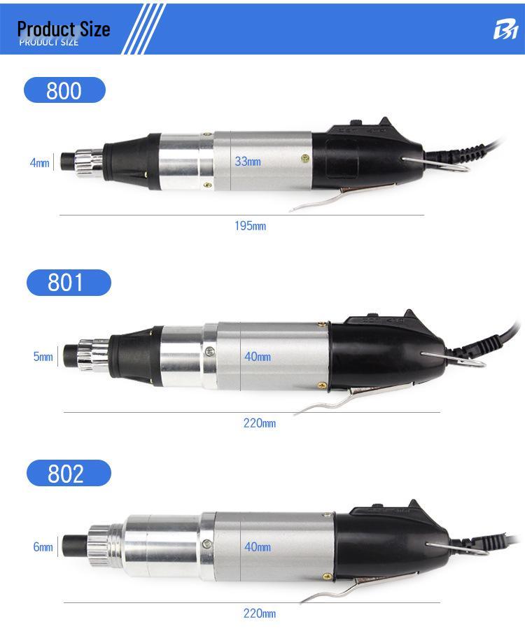 220V Electric Screwdriver for Home & Device Repair - Straight Handle for Phones & Laptops