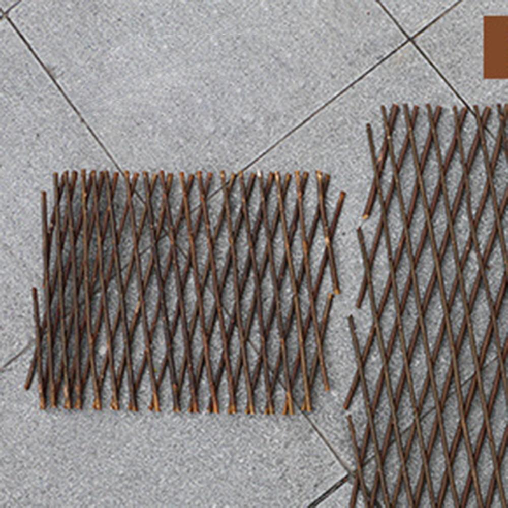 Gjerde Tregjerde Skjerm 40cm Trehageespalier Ekspanderende Klatring