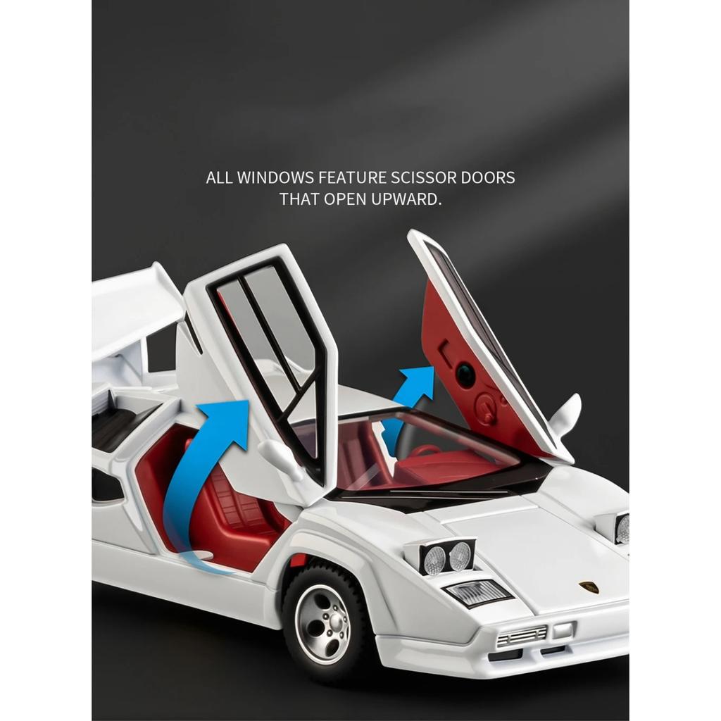 1/32 Lamborghini Countach LP500S Simulation Alloy Car Model Diecast Metal Collectible and Toys & Hobbies Game Christmas Day Gift