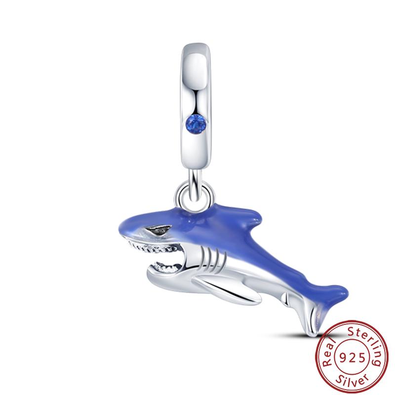 Luminous Ocean Series Copper Dolphin Turtle Octopus Charms Beads 3Mm Diy Fine Jewelry Gifts Making