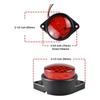 2PCS LED Marker Lights Trailer 12V Waterproof Red Chicken Lights for Semi Trucks Freightliner Cargo – Universal Fit