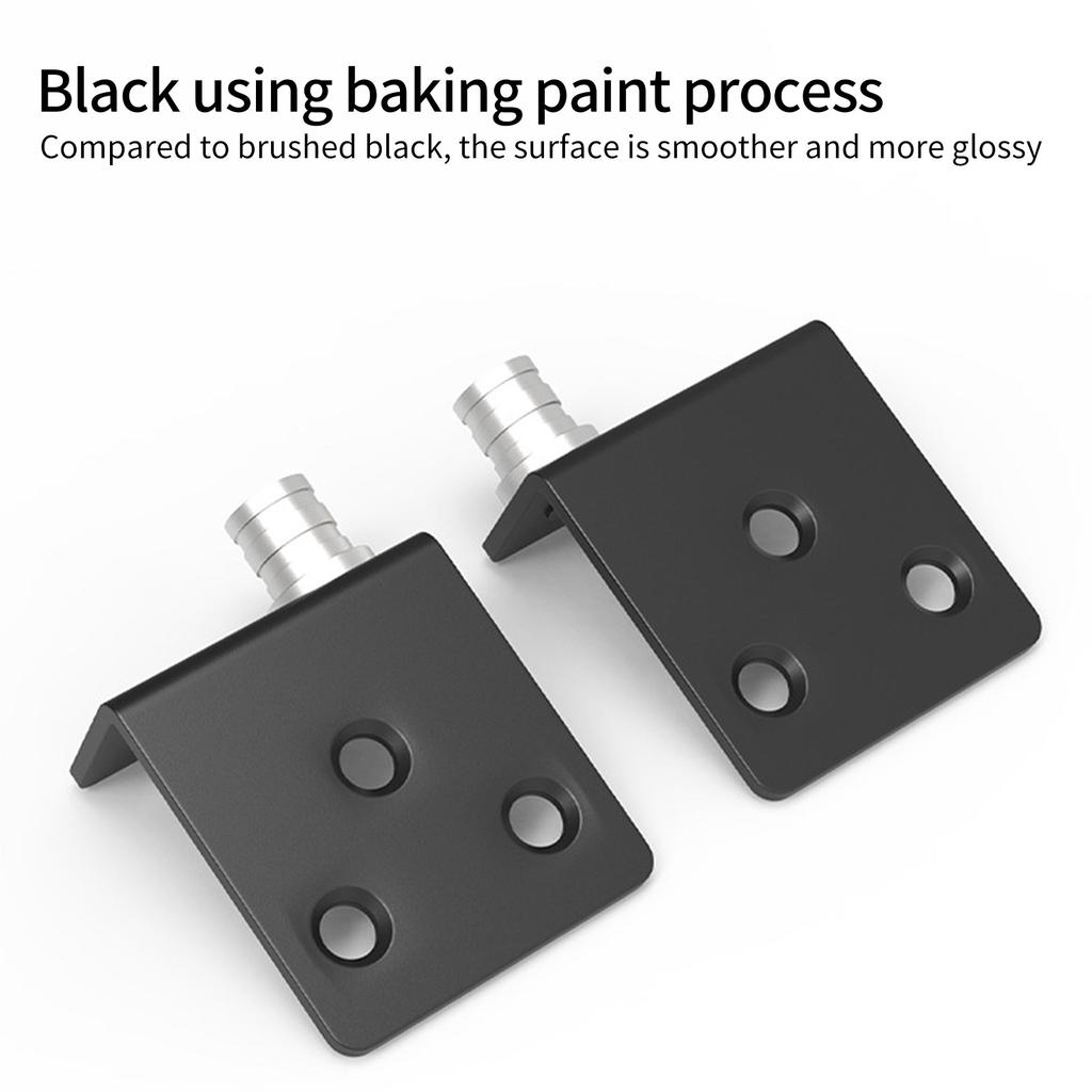 Pack of 4 Stainless Steel Rotating Corner Brackets for Furniture and Construction With High Corrosion Resistance