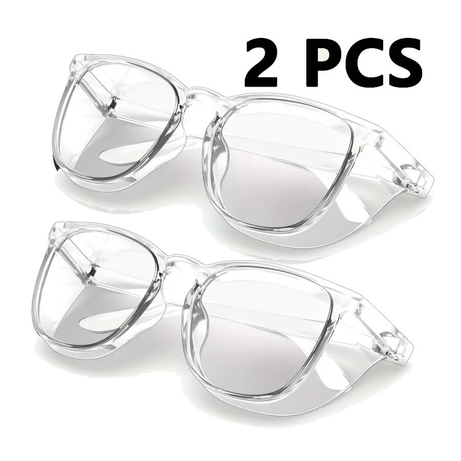 

2 шт. Прочные пластиковые защитные очки Ветрозащитные и пылезащитные Закрытые очки Защитные очки Безопасны