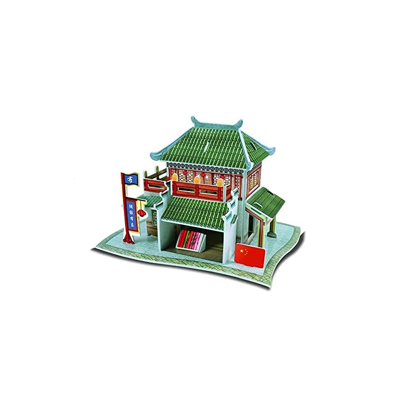 

3D assembly model World Famous Buildings & Sailing Ships Series (Chinese silk shop)