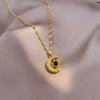 Colorfast 100 Languages Moon Projection Necklace for Women - Versatile Clavicle Chain, Ideal Birthday Gift